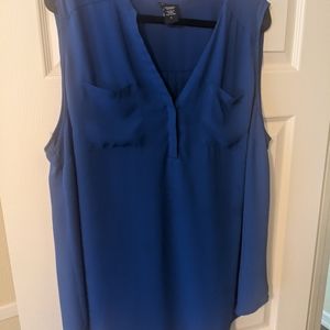 Royal Blue Harper two pocket tabk